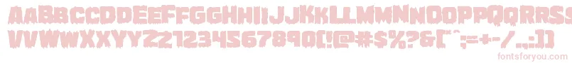 Marshthingexpand Font – Pink Fonts on White Background