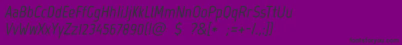 MarvelBolditalic Font – Black Fonts on Purple Background