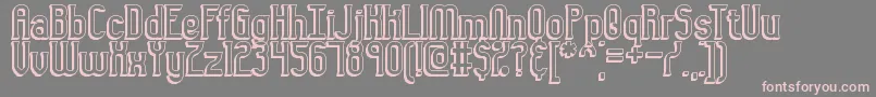 Gyneric3 Font – Pink Fonts on Gray Background