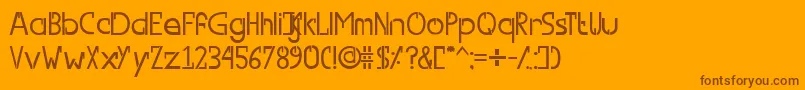 Más sobre la fuente SwitchFont fuente SwitchFont – Fuentes Marrones Sobre Fondo Naranja