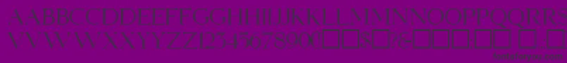 ElizabethAnn Font – Black Fonts on Purple Background