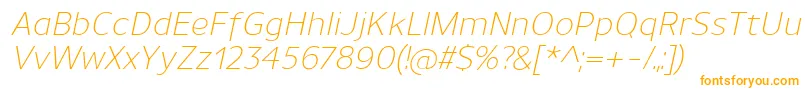 UnimanLightitalic Font – Orange Fonts