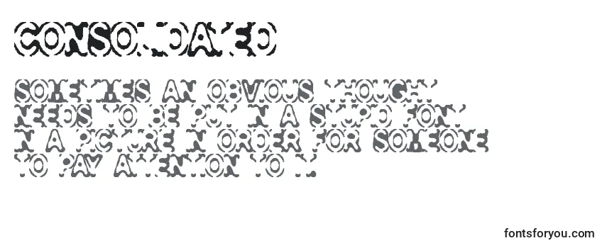 Consolidated Font