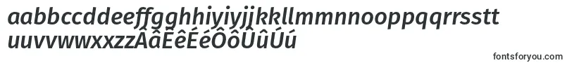 Czcionka FirasansMediumitalic – czcionki fryzyjskie