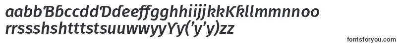 フォントFirasansMediumitalic – ハウスフォント