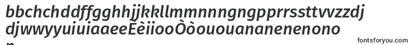 FirasansMediumitalic Font – Creole Fonts