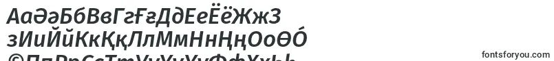 FirasansMediumitalic Font – Turkmen Fonts