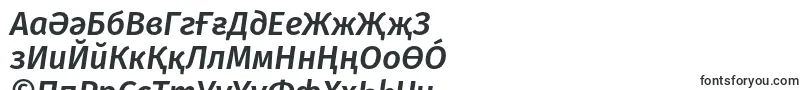 Czcionka FirasansMediumitalic – ujgurskie czcionki