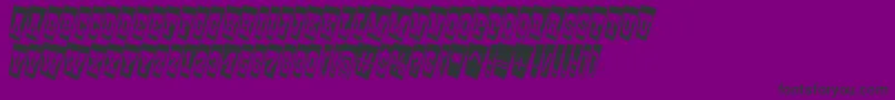 GildiatitultwcmRegular Font – Black Fonts on Purple Background