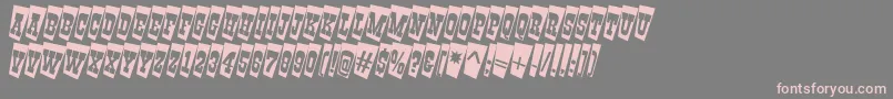 GildiatitultwcmRegular Font – Pink Fonts on Gray Background