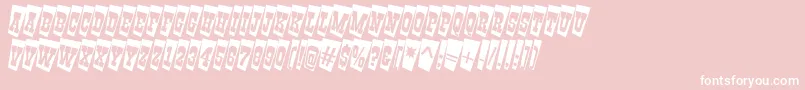 GildiatitultwcmRegular Font – White Fonts on Pink Background