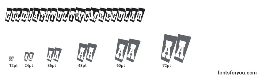 GildiatitultwcmRegular Font Sizes