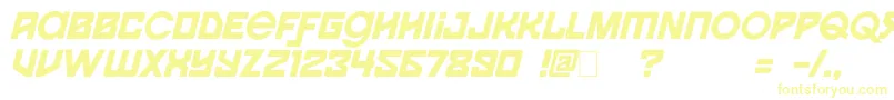 Spaceport1i Font – Yellow Fonts