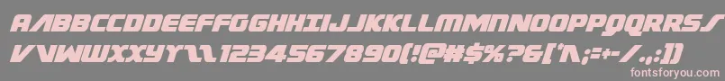 Federalescortcondital Font – Pink Fonts on Gray Background