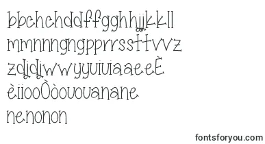 MissSmartyPantsSkinny font – creole Fonts