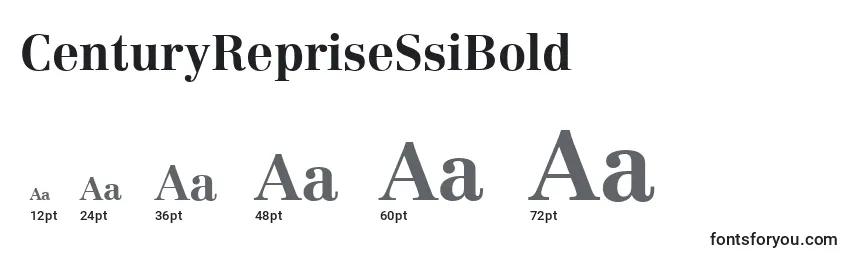 CenturyRepriseSsiBold Font Sizes