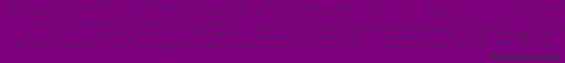 StashOfDashes Font – Black Fonts on Purple Background