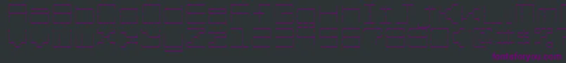 StashOfDashes Font – Purple Fonts on Black Background