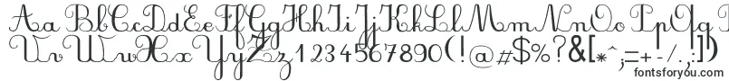 Шрифт Plumndl – надписи красивыми шрифтами