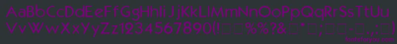 KabelmediumDgA Font – Purple Fonts on Black Background