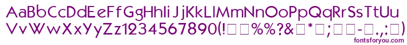 KabelmediumDgA Font – Purple Fonts on White Background