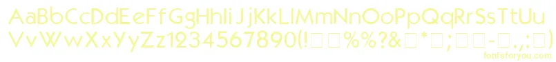 KabelmediumDgA-Schriftart – Gelbe Schriften