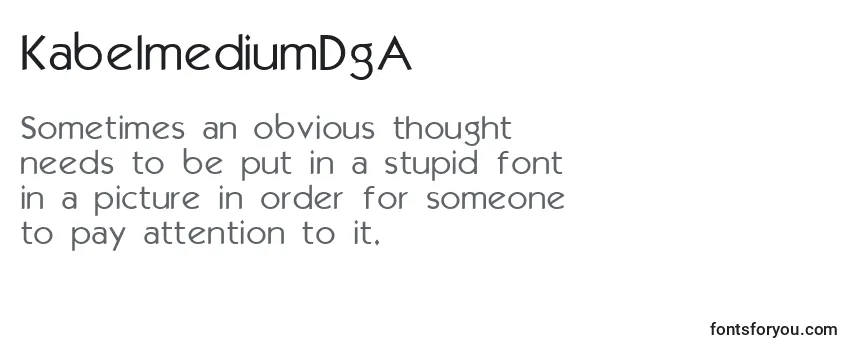 KabelmediumDgA Font