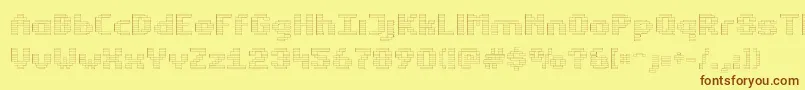 Más sobre la fuente EstrogenPill fuente EstrogenPill – Fuentes Marrones Sobre Fondo Amarillo