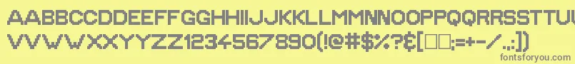 GoldenAge Font – Gray Fonts on Yellow Background