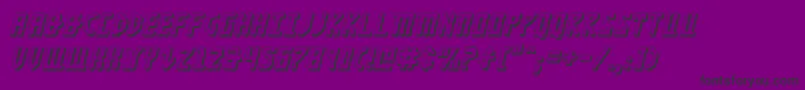 Khazad3Di Font – Black Fonts on Purple Background