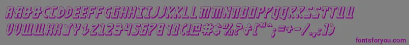 Khazad3Di Font – Purple Fonts on Gray Background