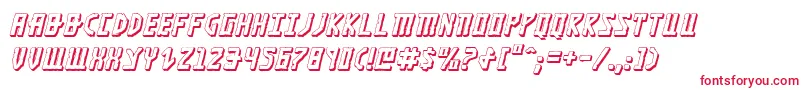 Khazad3Di Font – Red Fonts on White Background