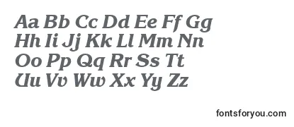 KorinnablackcttItalic-fontti