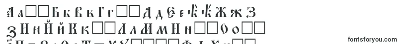 フォントPochaevskIeucsSpacedout – トルクメン文字