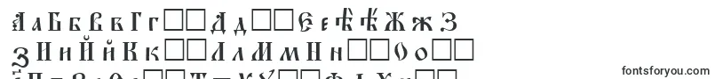 フォントPochaevskIeucsSpacedout – バシキール文字