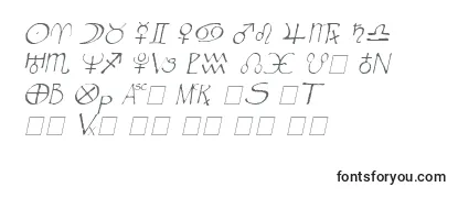WidgetItalic Font