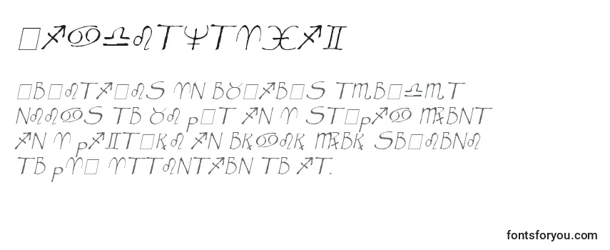 WidgetItalic Font