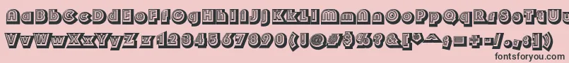 Soul Font – Black Fonts on Pink Background
