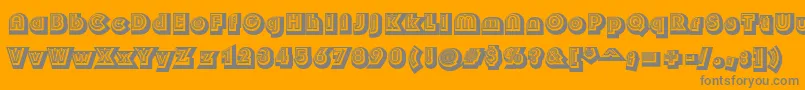 Soul Font – Gray Fonts on Orange Background