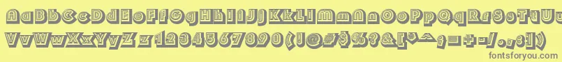 Soul Font – Gray Fonts on Yellow Background