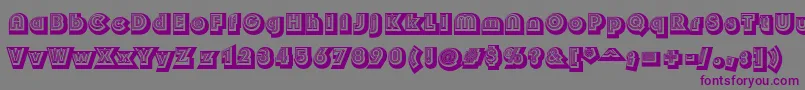 Soul Font – Purple Fonts on Gray Background