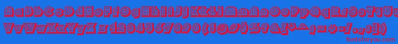 Soul Font – Red Fonts on Blue Background