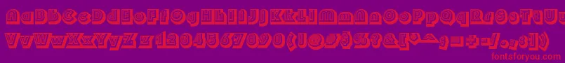 Soul Font – Red Fonts on Purple Background