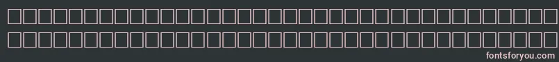 Шрифт WoodRegular – розовые шрифты на чёрном фоне