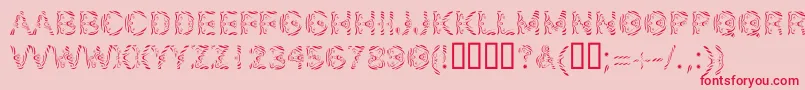 fuente LinotypeSilver – Fuentes Rojas Sobre Fondo Rosa