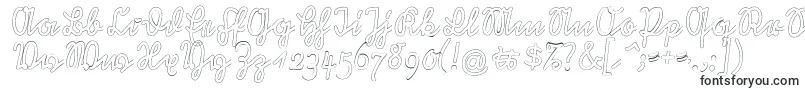 Шрифт RastenburgOutU1sy – плоские шрифты