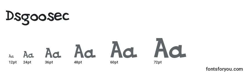Dsgoosec Font Sizes
