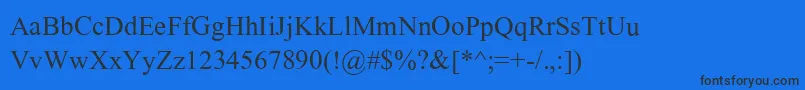 ShonarBangla Font – Black Fonts on Blue Background