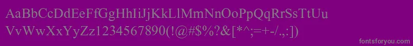 ShonarBangla Font – Gray Fonts on Purple Background