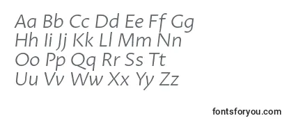 ProzalibreLightitalic Font